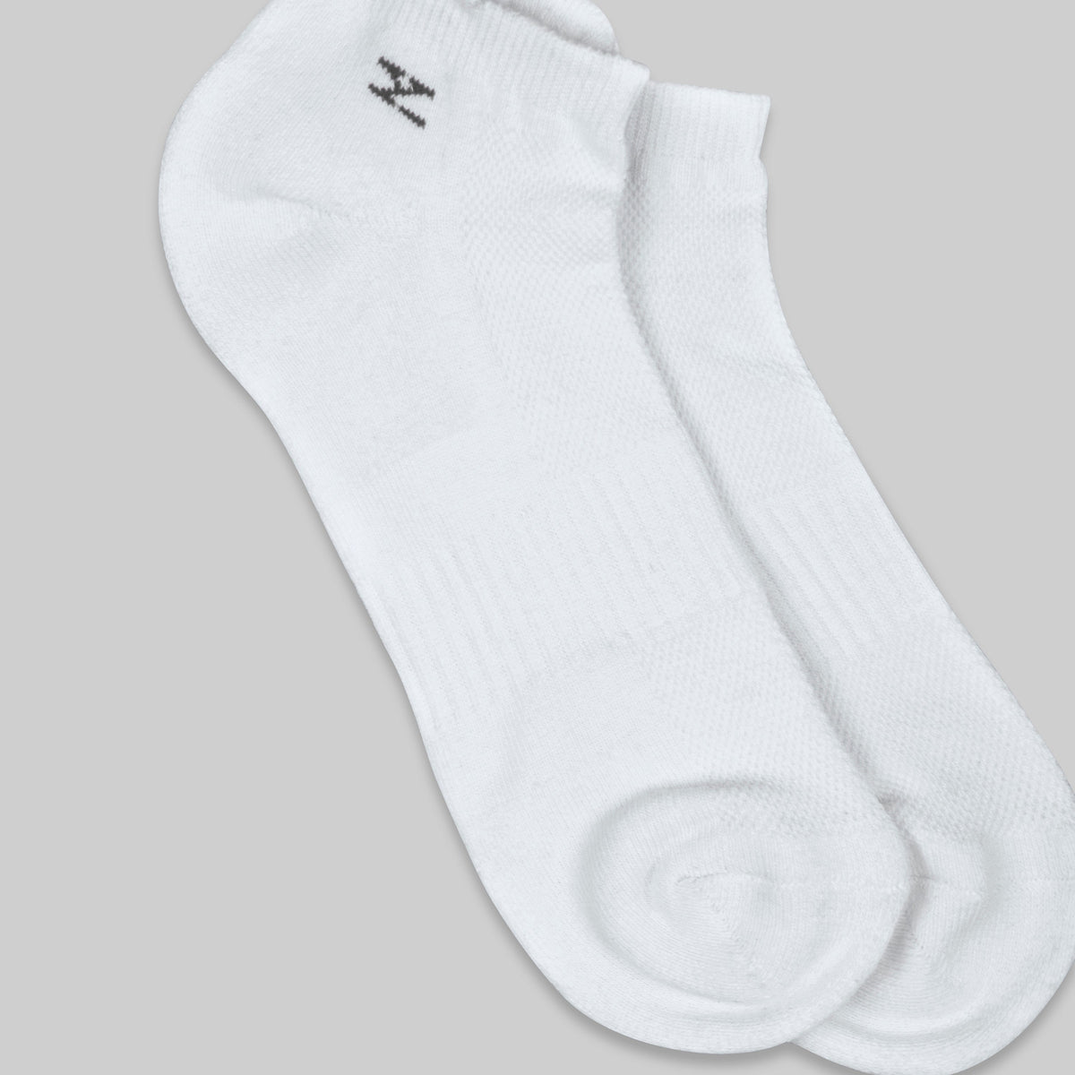 Uno Cotton Stretch Blend Socks Polar White - XYXX Crew