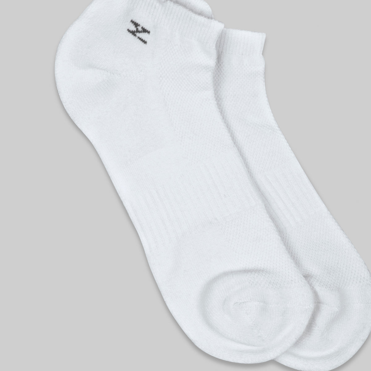 Uno Cotton Stretch Blend Socks Polar White - XYXX Crew