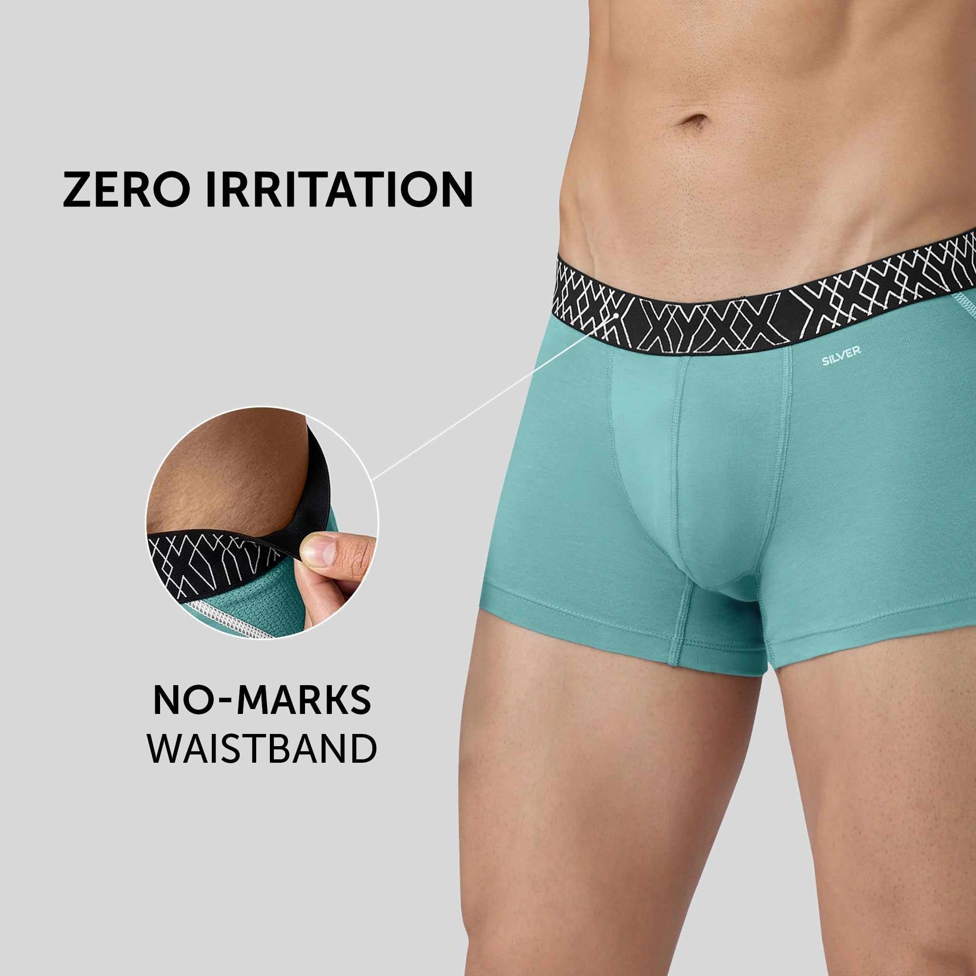 Sprint Cotton Stretch Trunks Atlas Blue