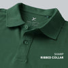 Nova Combed Cotton Polo T-shirts Basil Green