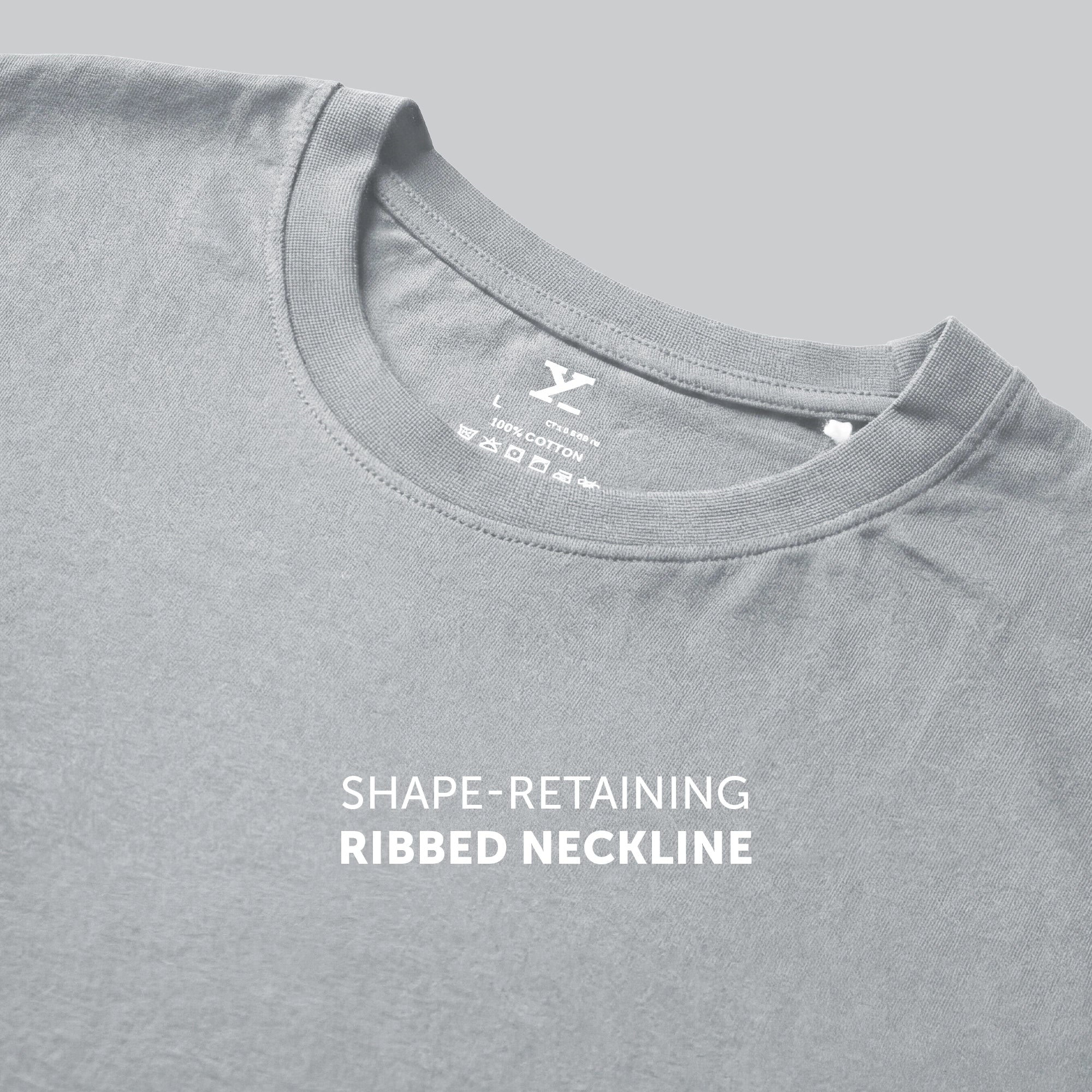 Pace Combed Cotton T-shirts Frost Grey