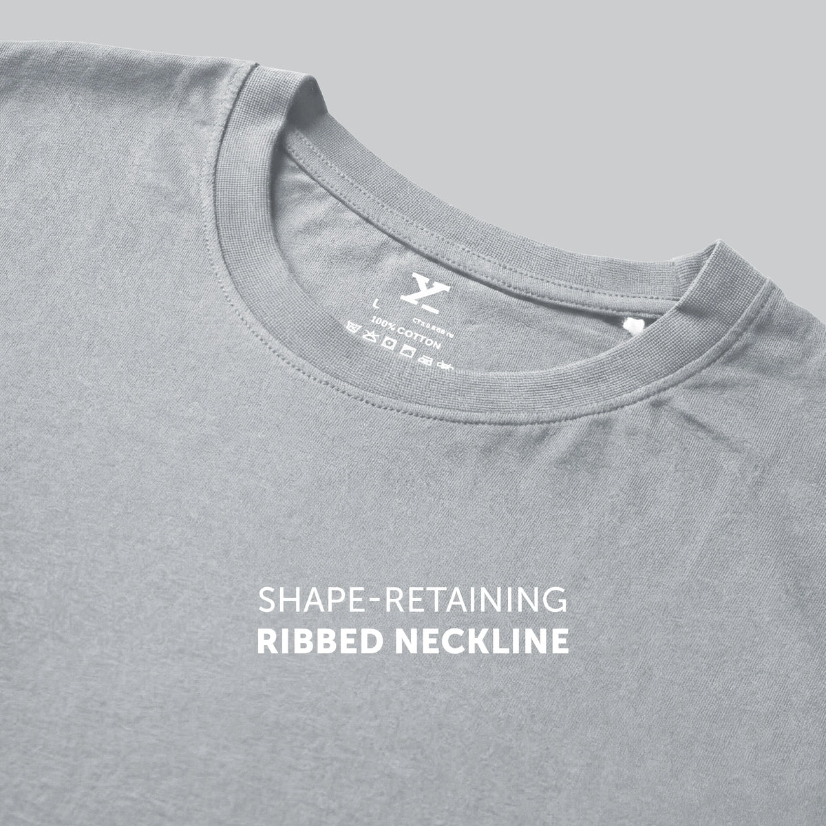 Pace Combed Cotton T-shirts Frost Grey