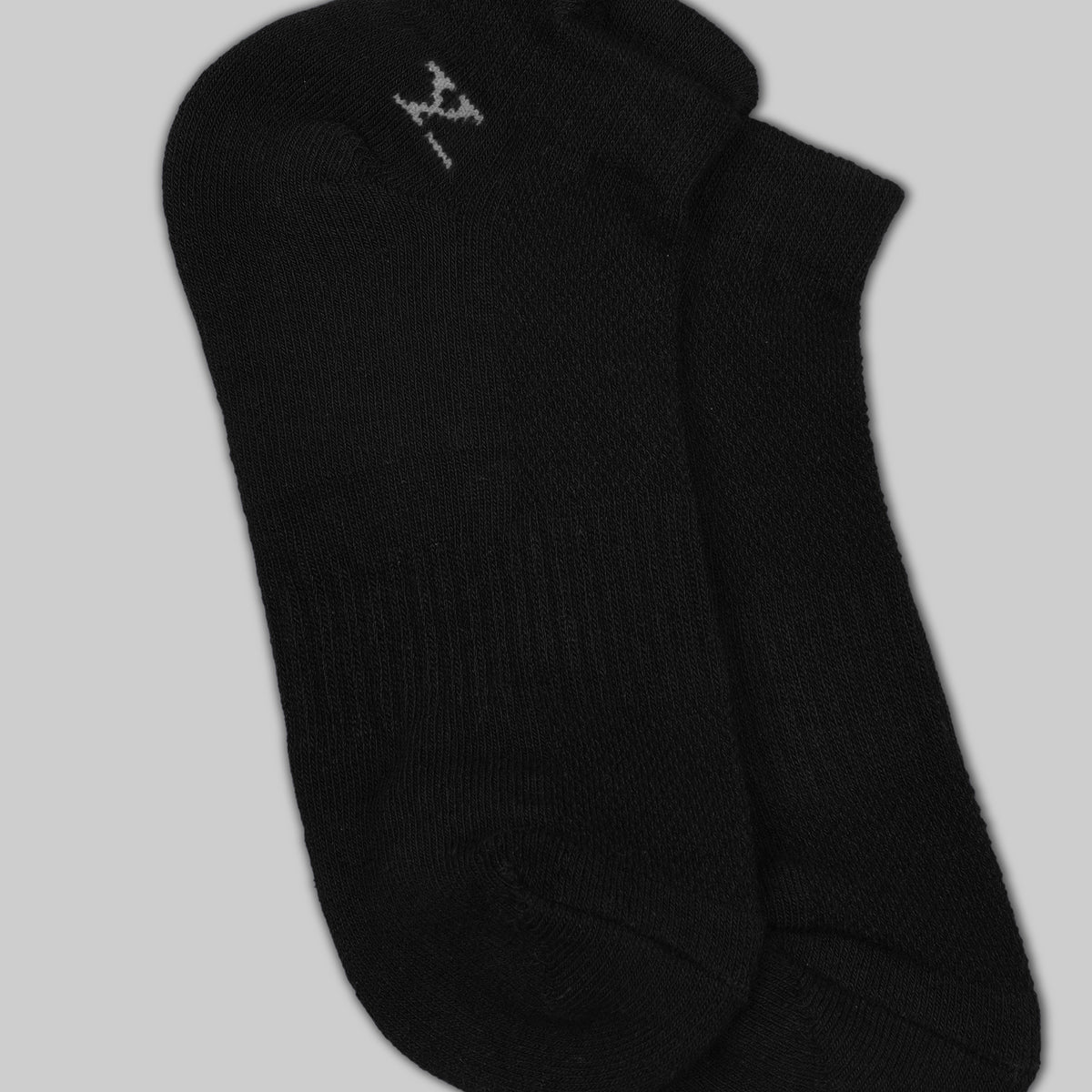 Uno Cotton Stretch Blend Socks Pitch Black - XYXX Crew