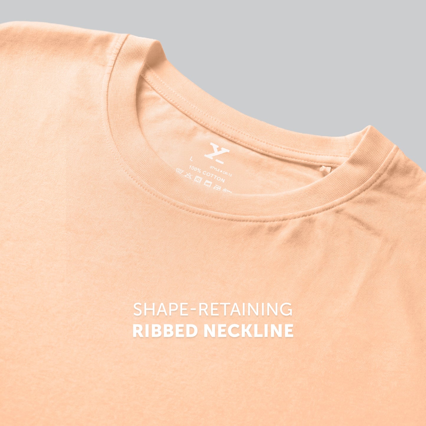 Pace Combed Cotton T-shirts Peach Blush