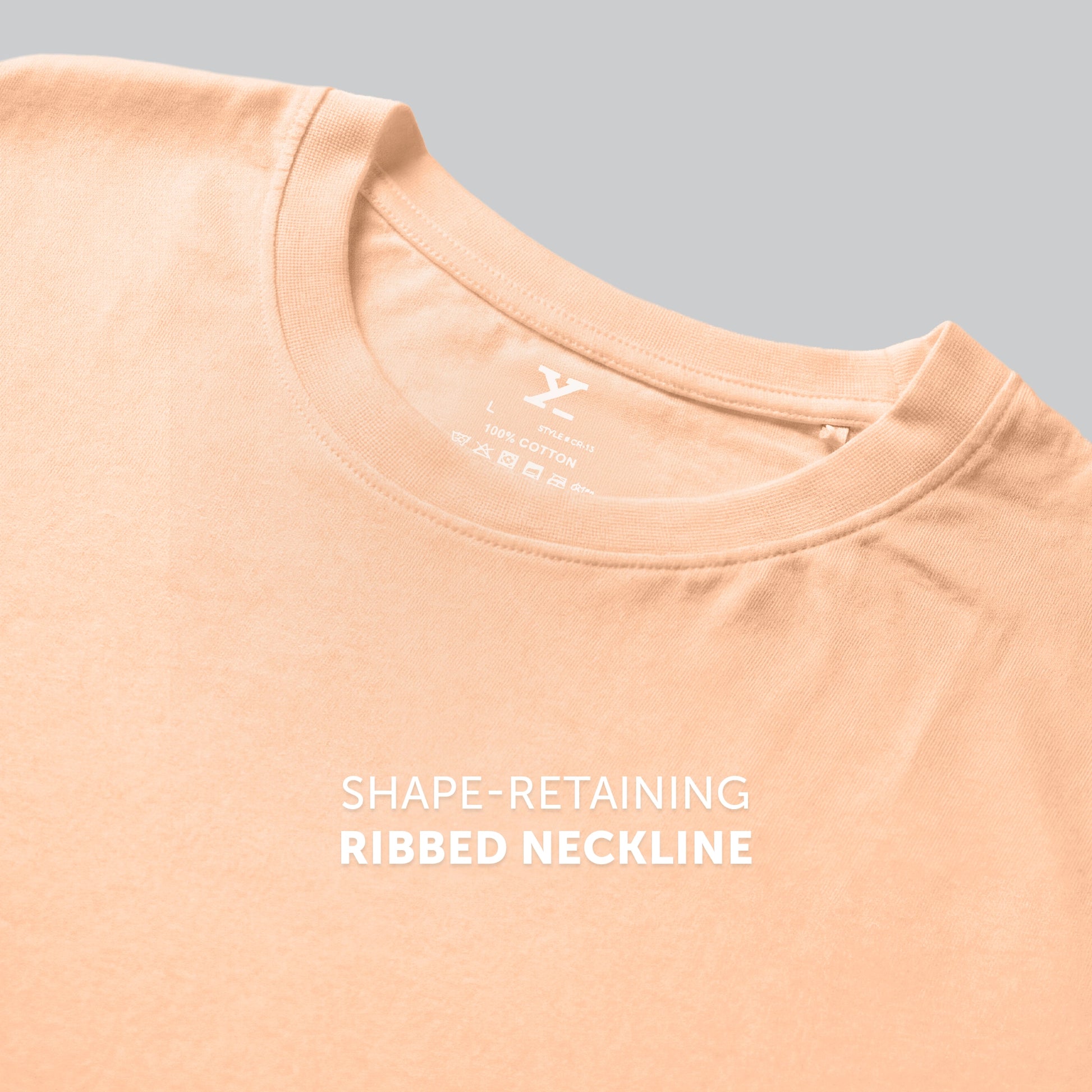 Pace Combed Cotton T-shirts Peach Blush