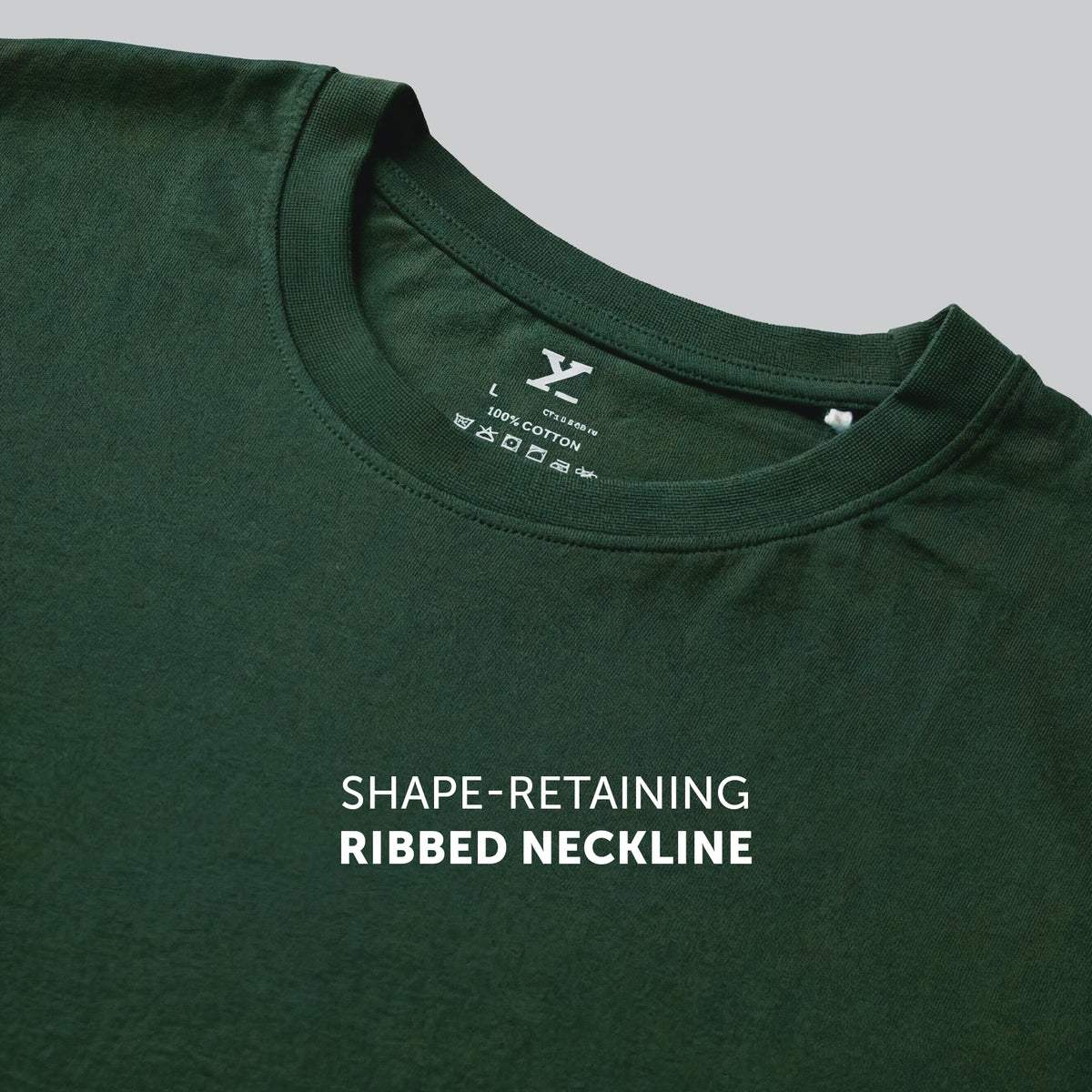 Pace Combed Cotton T-shirts Pine Green