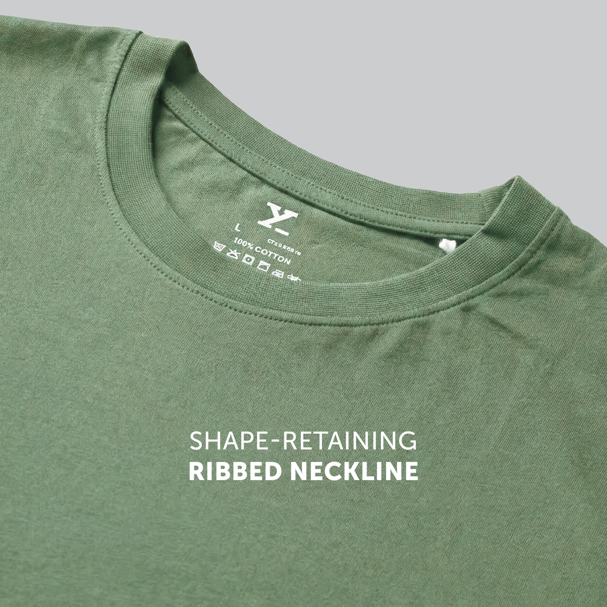 Pace Combed Cotton T-shirts Sage Green