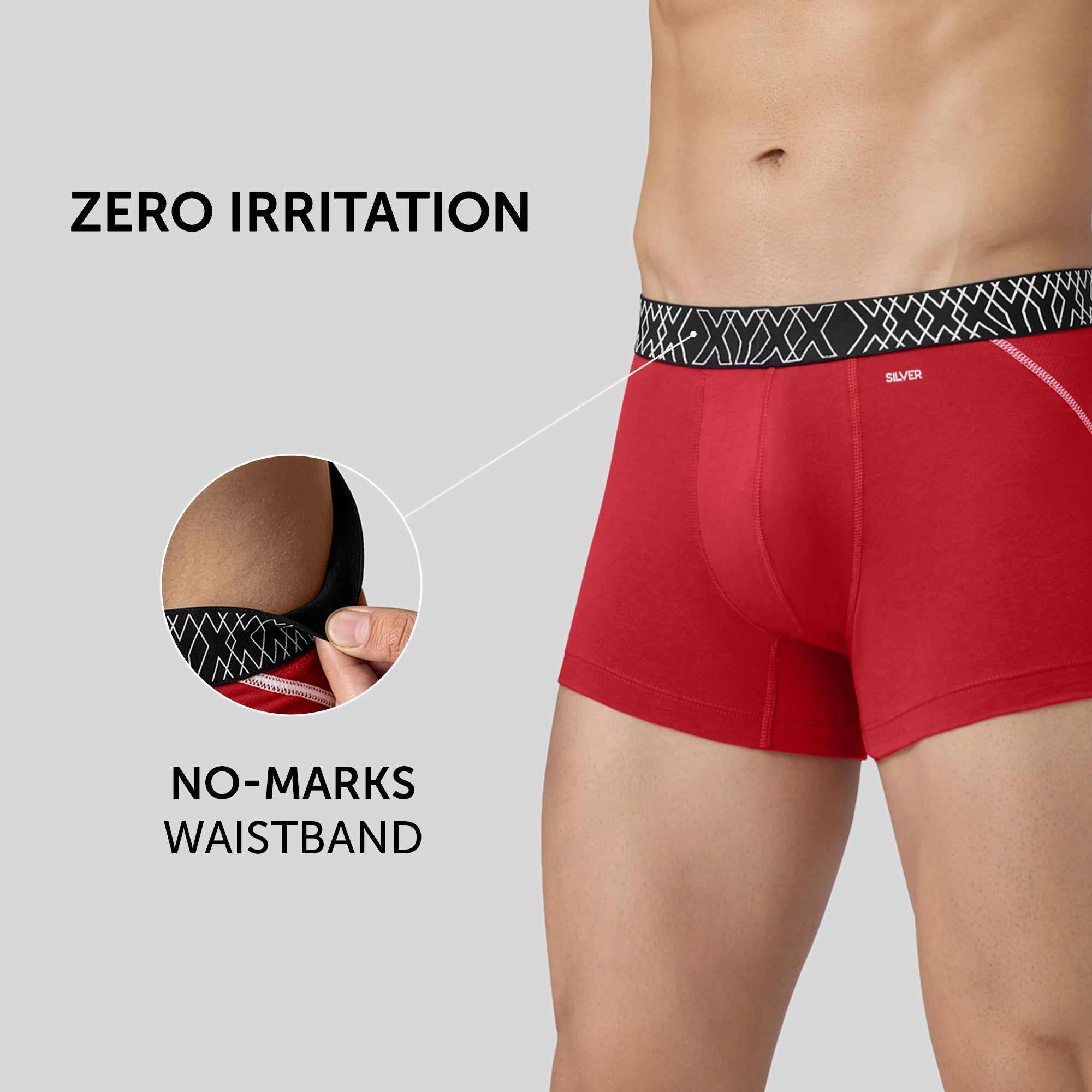 Sprint Cotton Stretch Trunks Rio Red