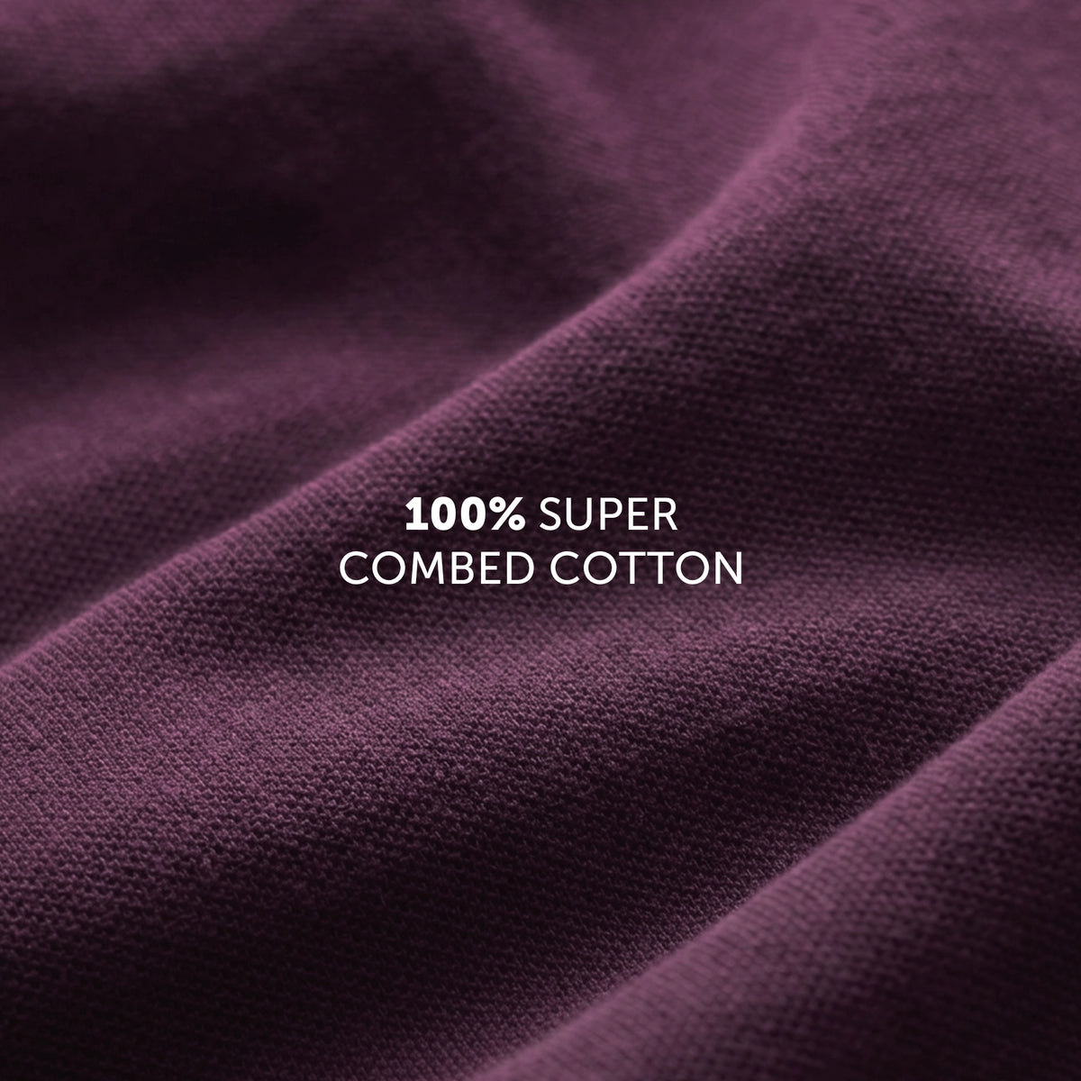 Pace Combed Cotton T-shirts Plum Red