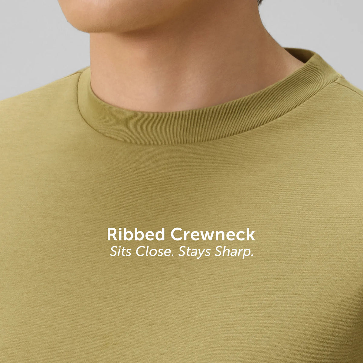Cotton-Rich Oversized T-shirt - Amber Green