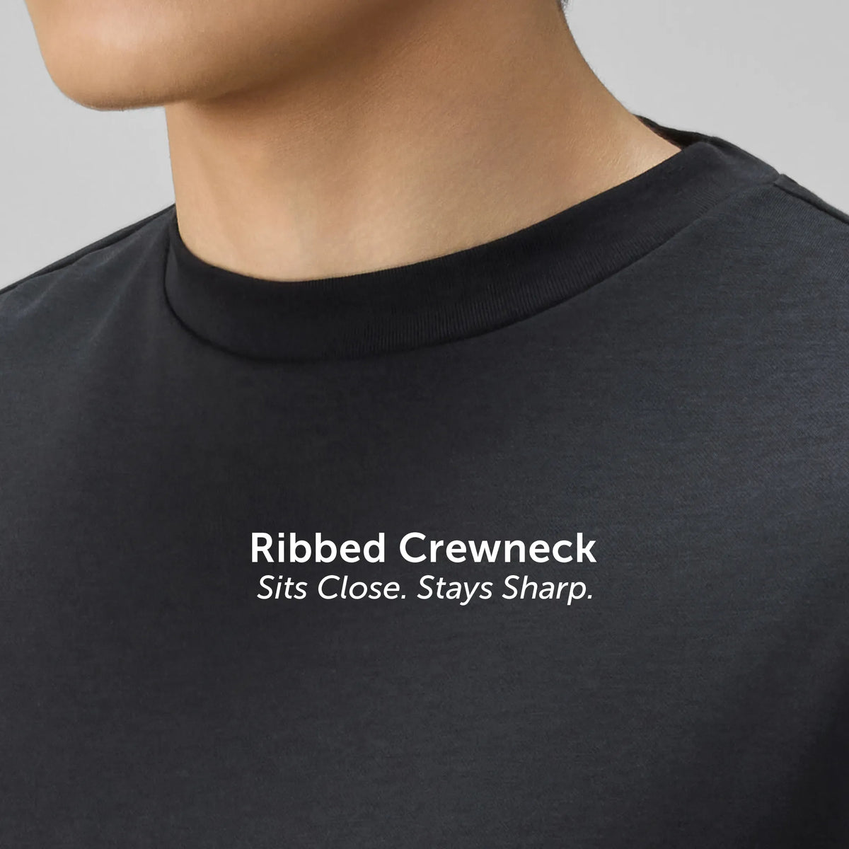Cotton-Rich Oversized T-shirt - Pitch Black