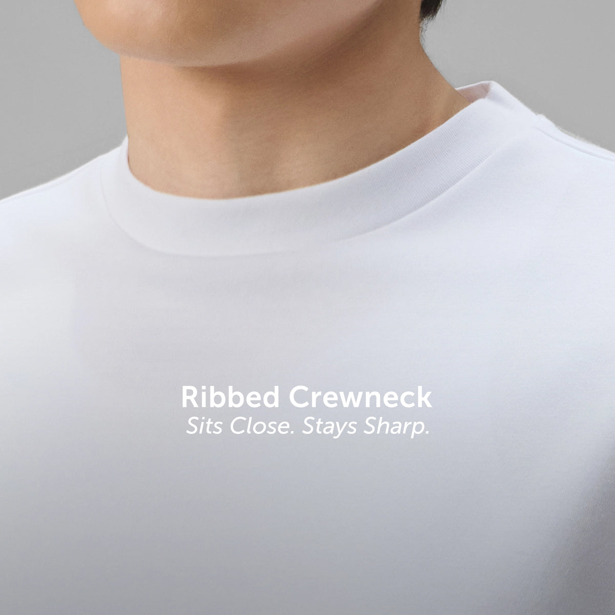 Cotton-Rich Oversized T-shirt - Polar White