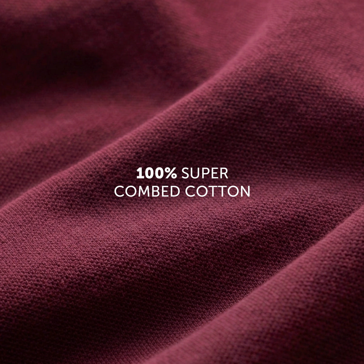 Pace Combed Cotton T-shirts Merlot Maroon