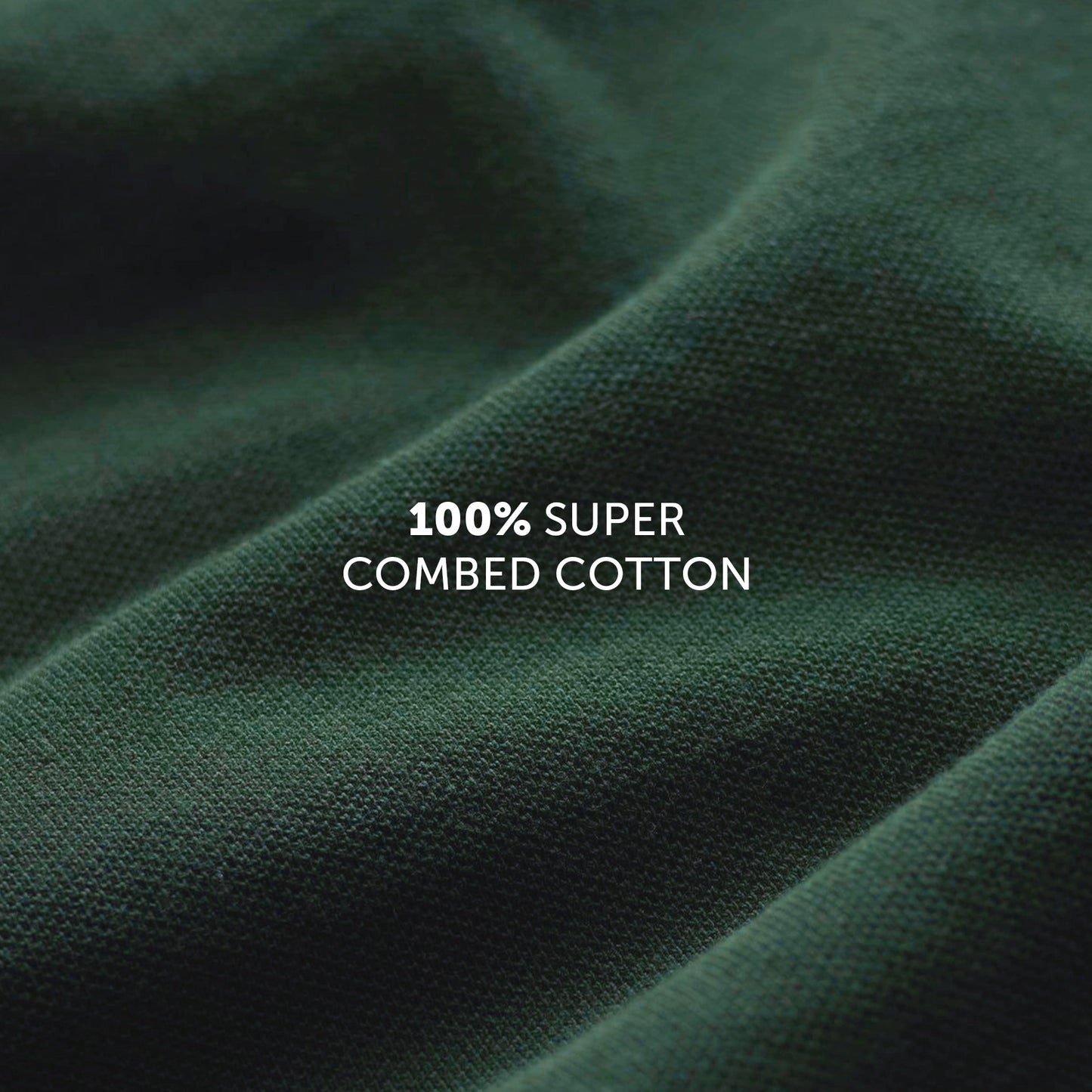 Pace Combed Cotton T-shirts Pine Green