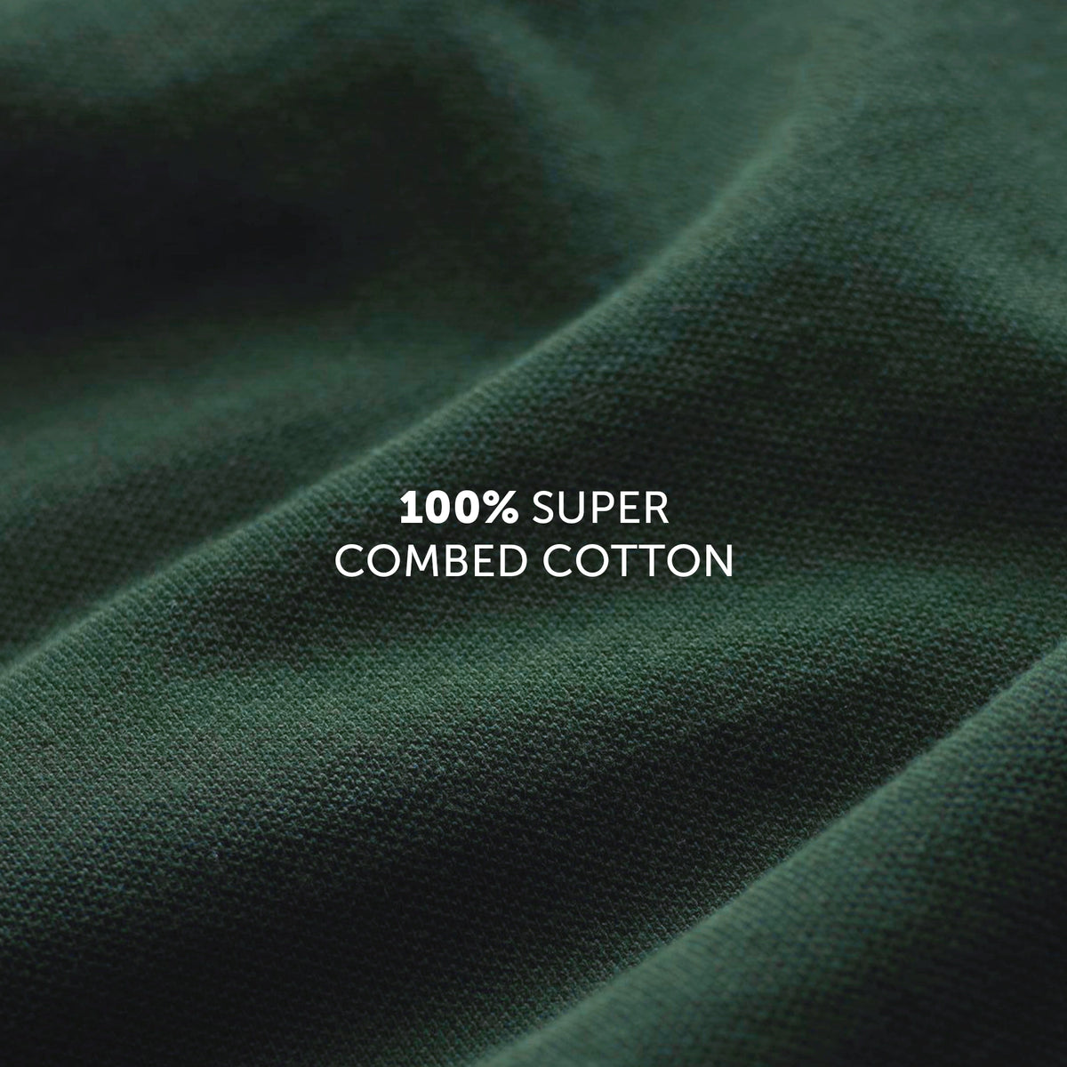 Pace Combed Cotton T-shirts Pine Green