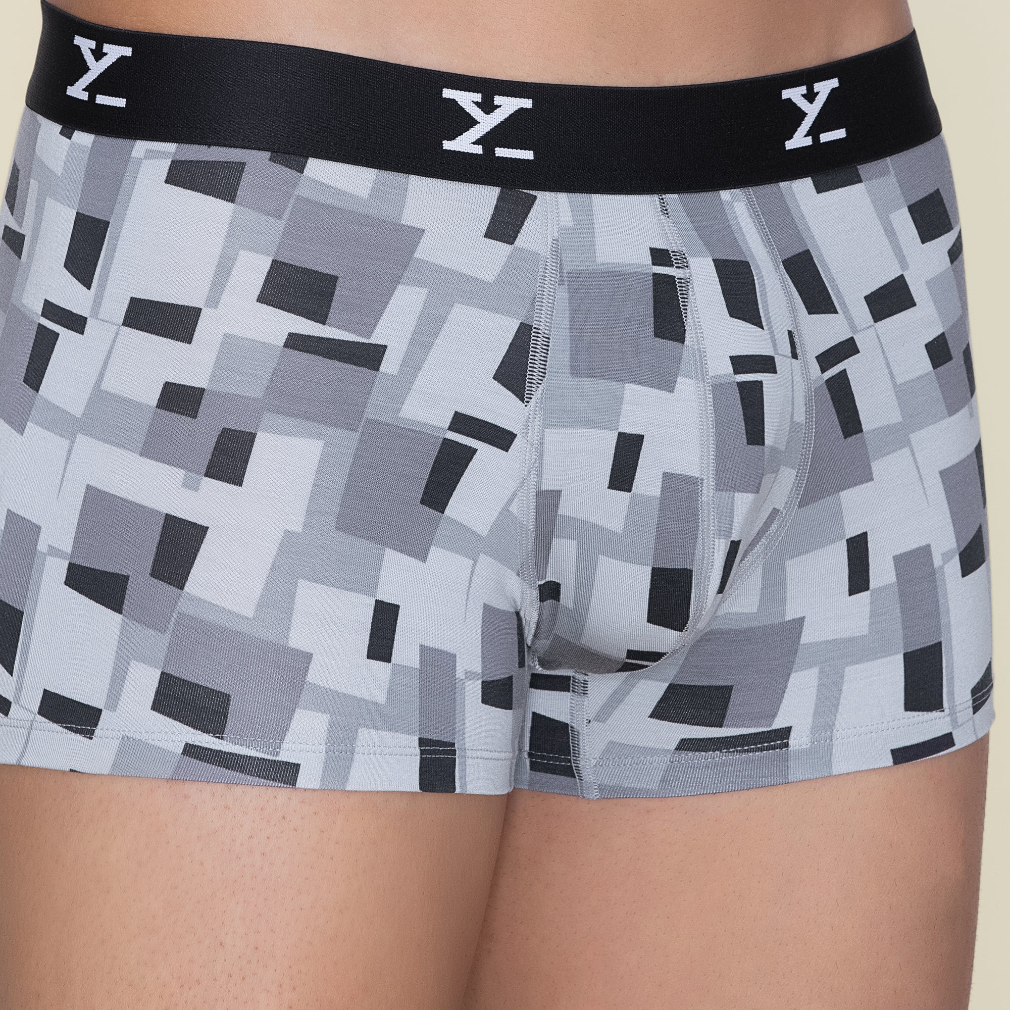 Shuffle Modal Trunks For Men Boxy Grey -  XYXX Mens Apparels