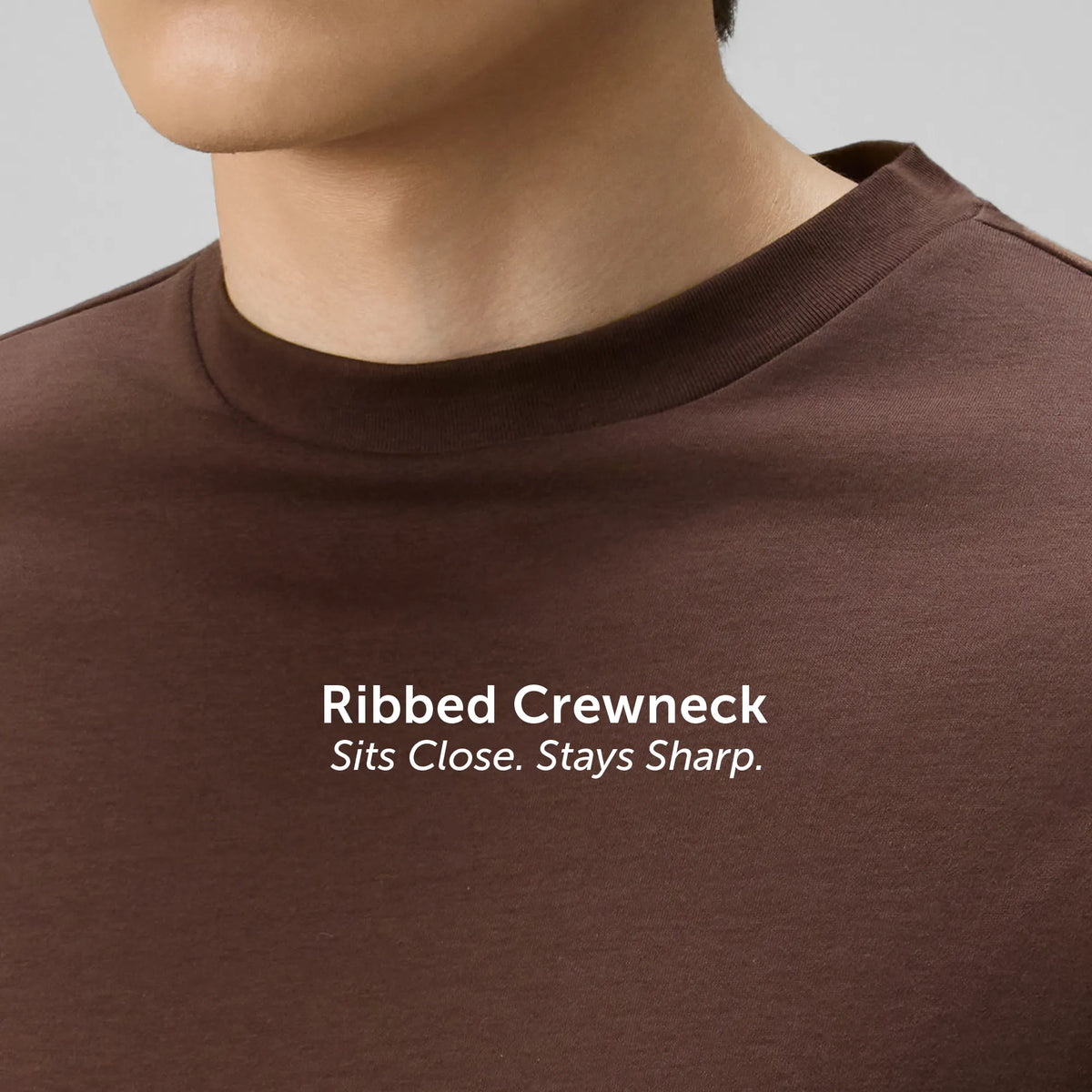 Cotton-Rich Oversized T-shirt - Espresso Brown