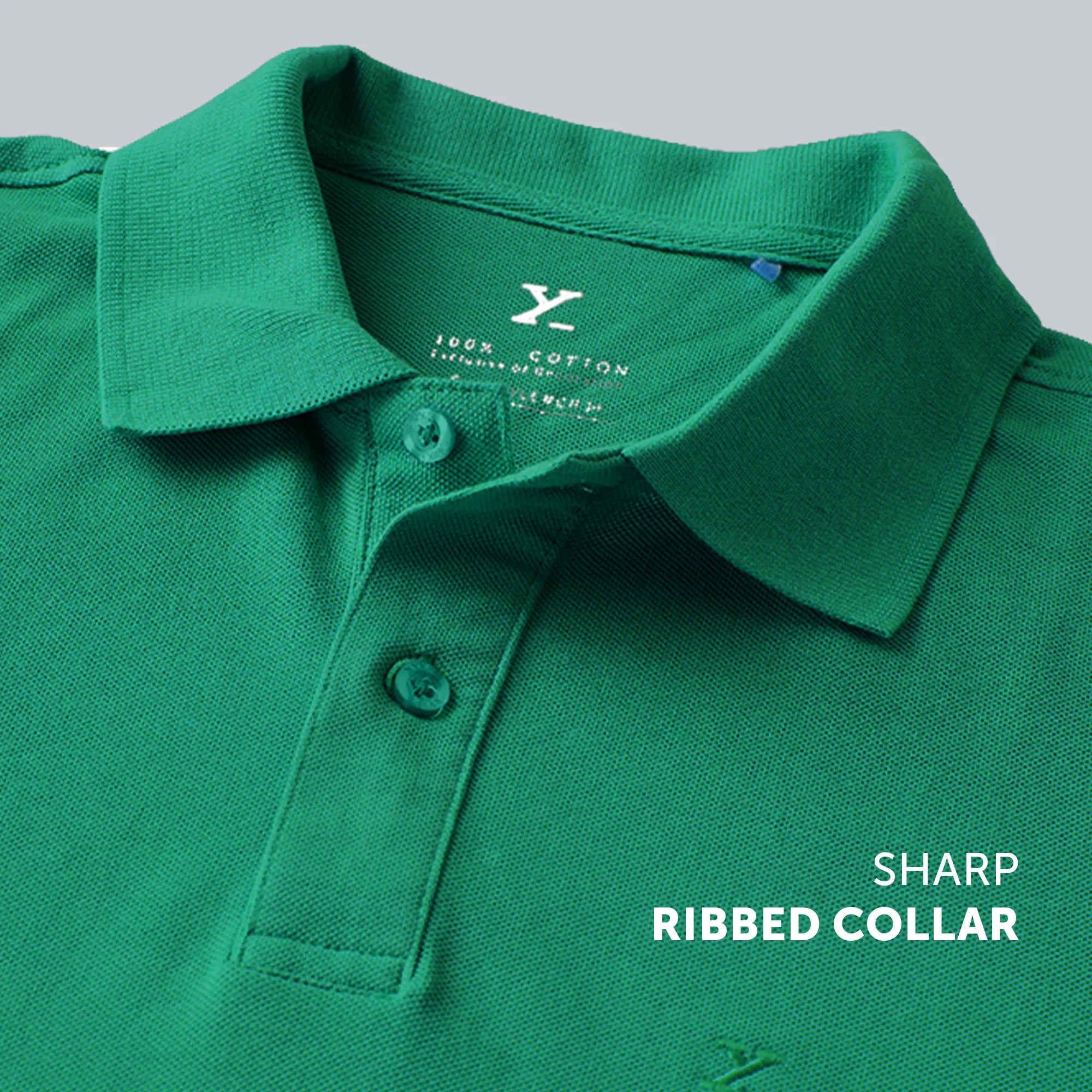 Nova Combed Cotton Polo T-shirts Fiesta Green