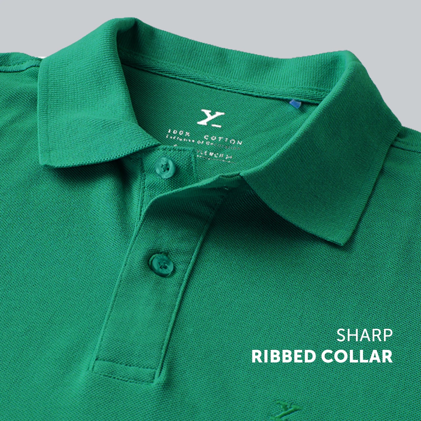Nova Combed Cotton Polo T-shirts Fiesta Green