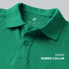 Nova Combed Cotton Polo T-shirts Fiesta Green