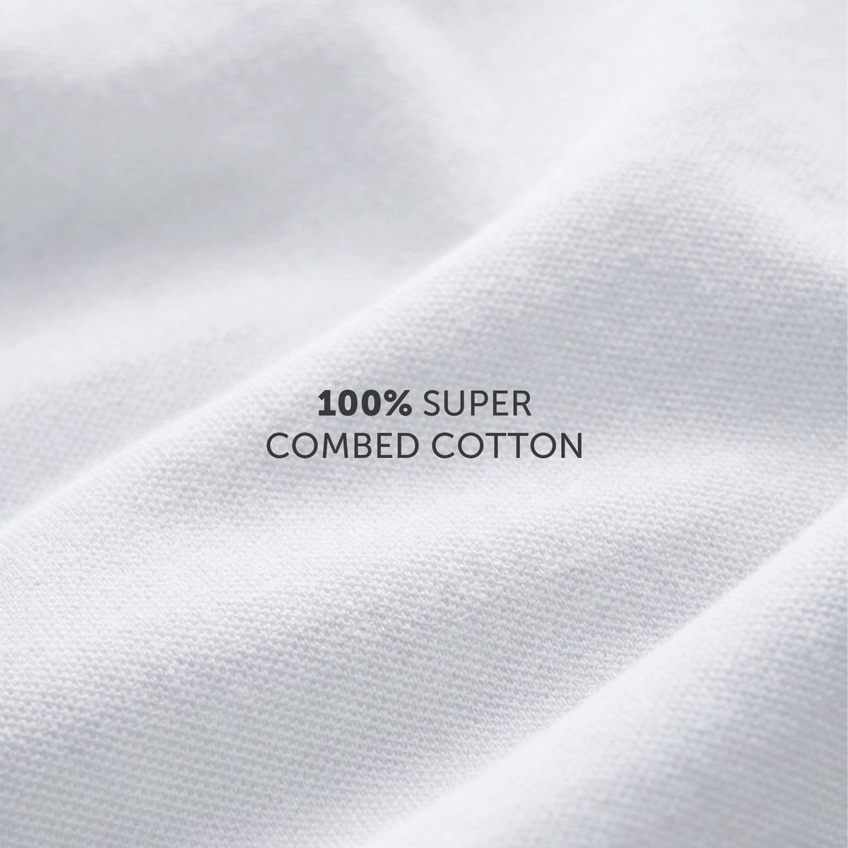 Pace Combed Cotton T-shirts Polar White