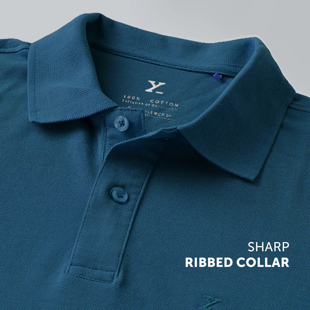 Nova Combed Cotton Polo T-shirts Isle Blue