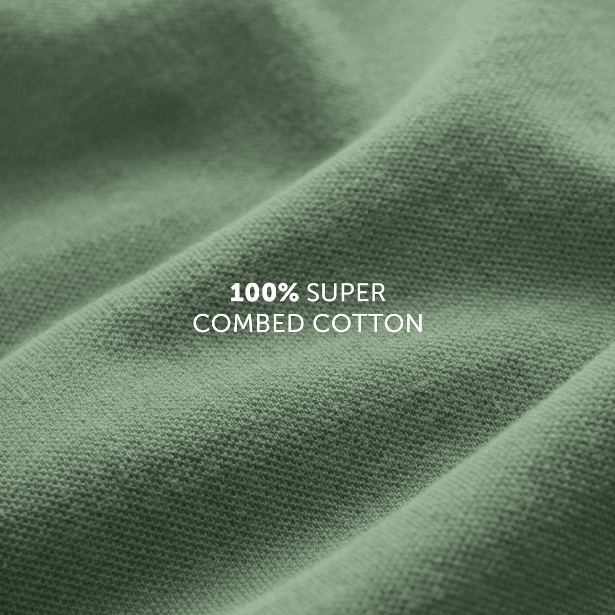 Pace Combed Cotton T-shirts Sage Green