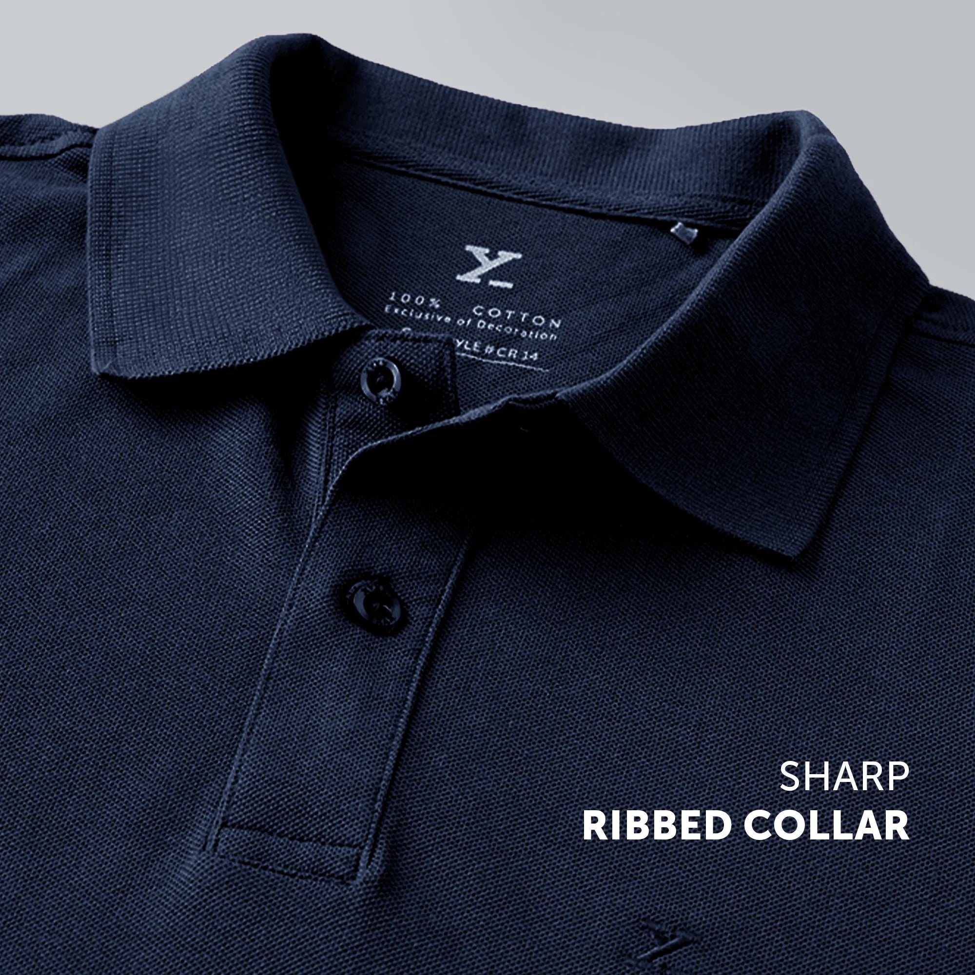 Nova Combed Cotton Polo T-shirts Midnight Blue