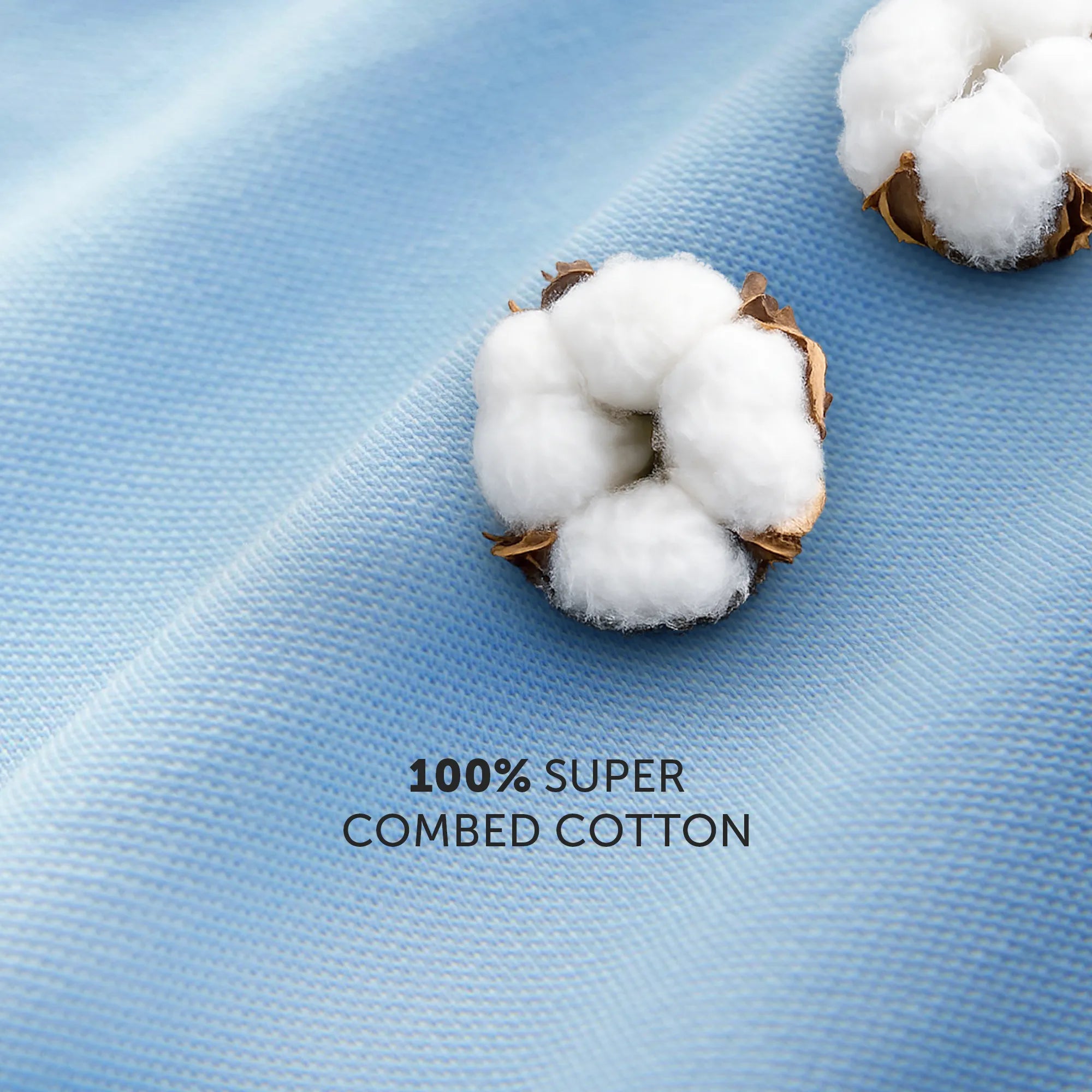 Nova Combed Cotton Polo T-shirts Sky Blue