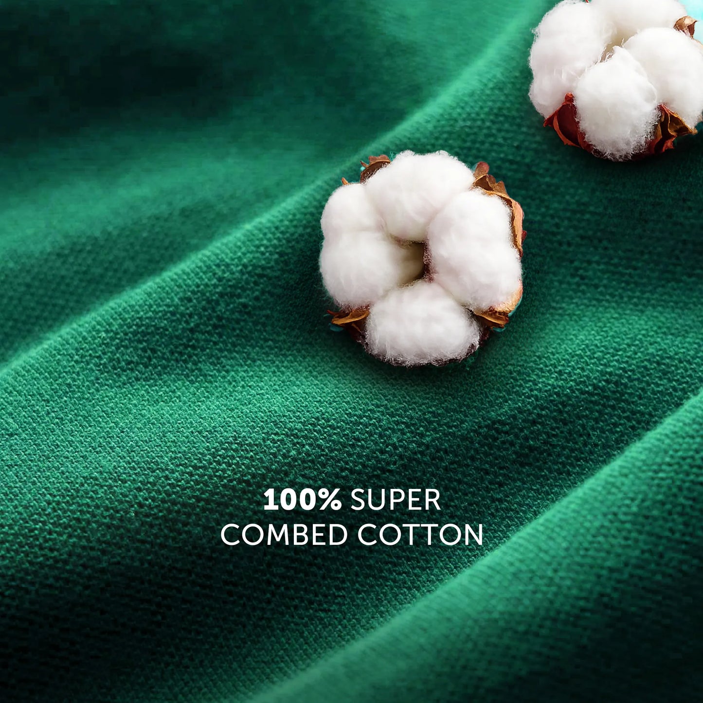 Nova Combed Cotton Polo T-shirts Fiesta Green