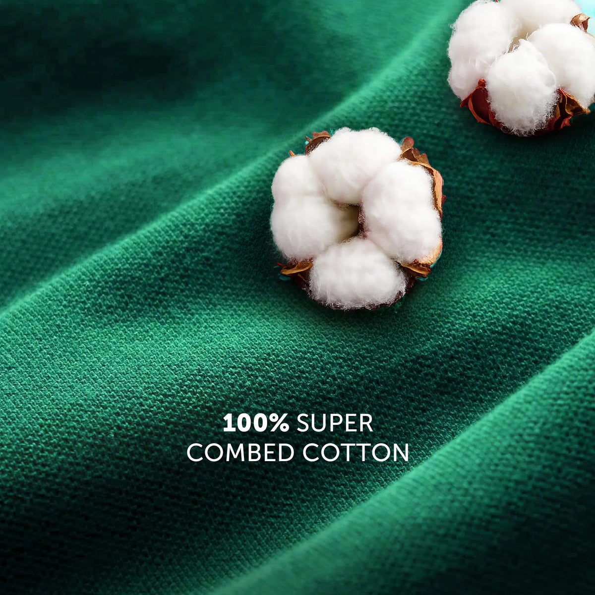 Nova Combed Cotton Polo T-shirts Fiesta Green