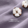 Nova Combed Cotton Polo T-shirts Misty Lilac
