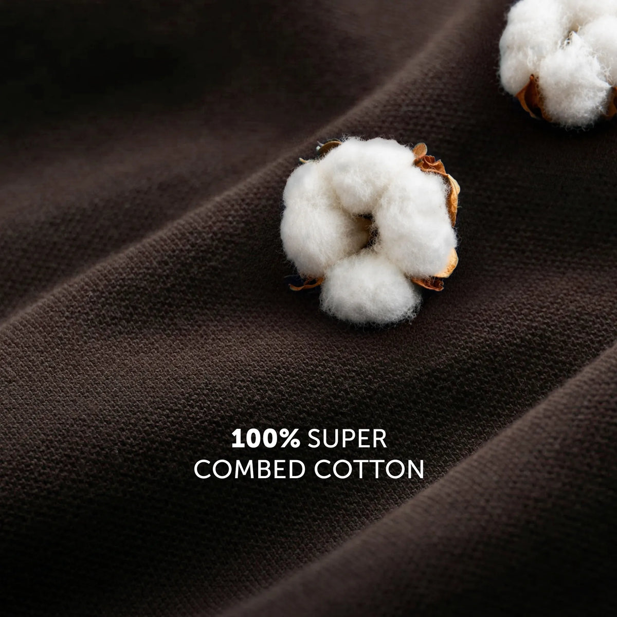 Nova Combed Cotton Polo T-shirts Mocha Brown