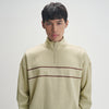 Crew Oversized Half-Zip Sweatshirt -Minted Grey