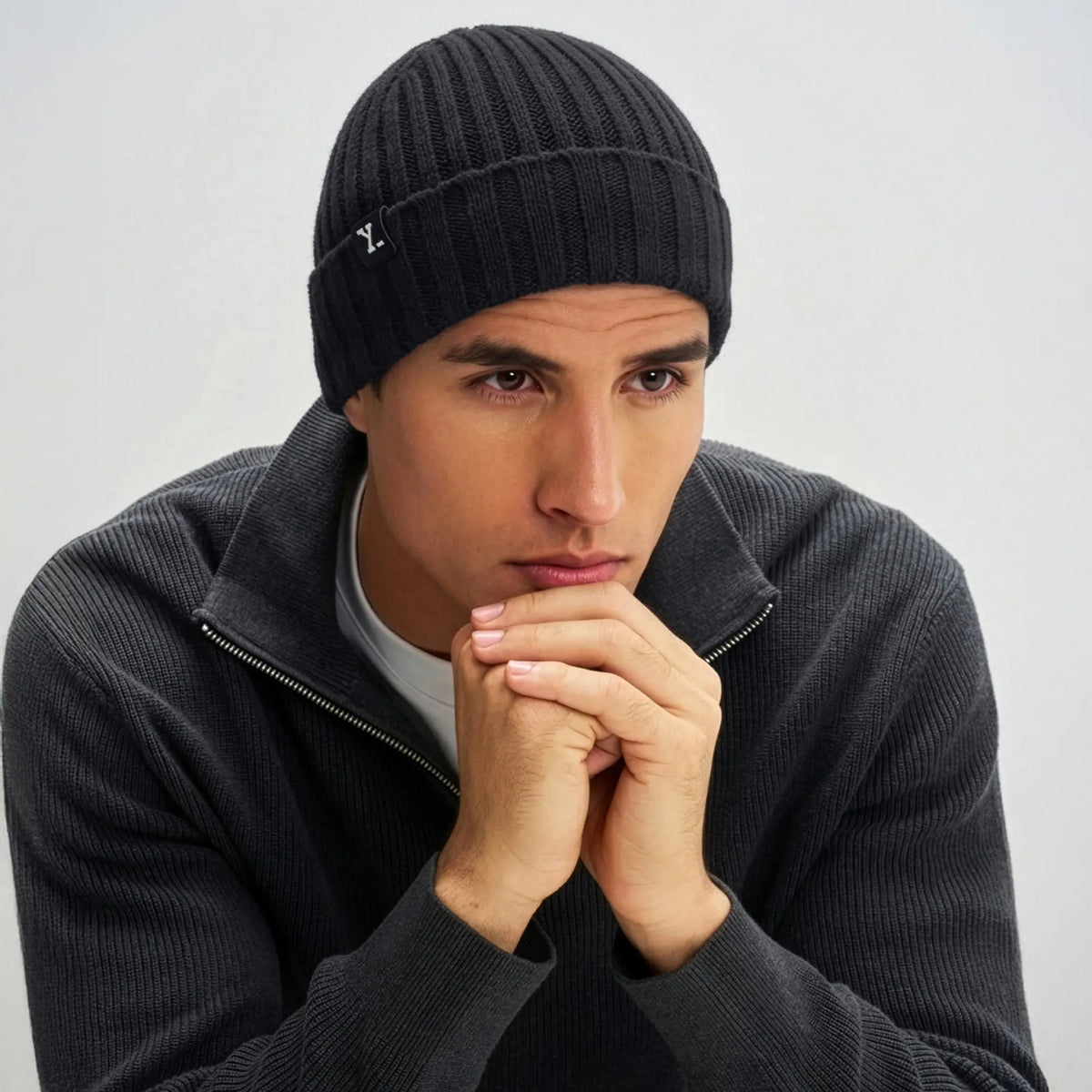 Winter Beanie - Pitch Black
