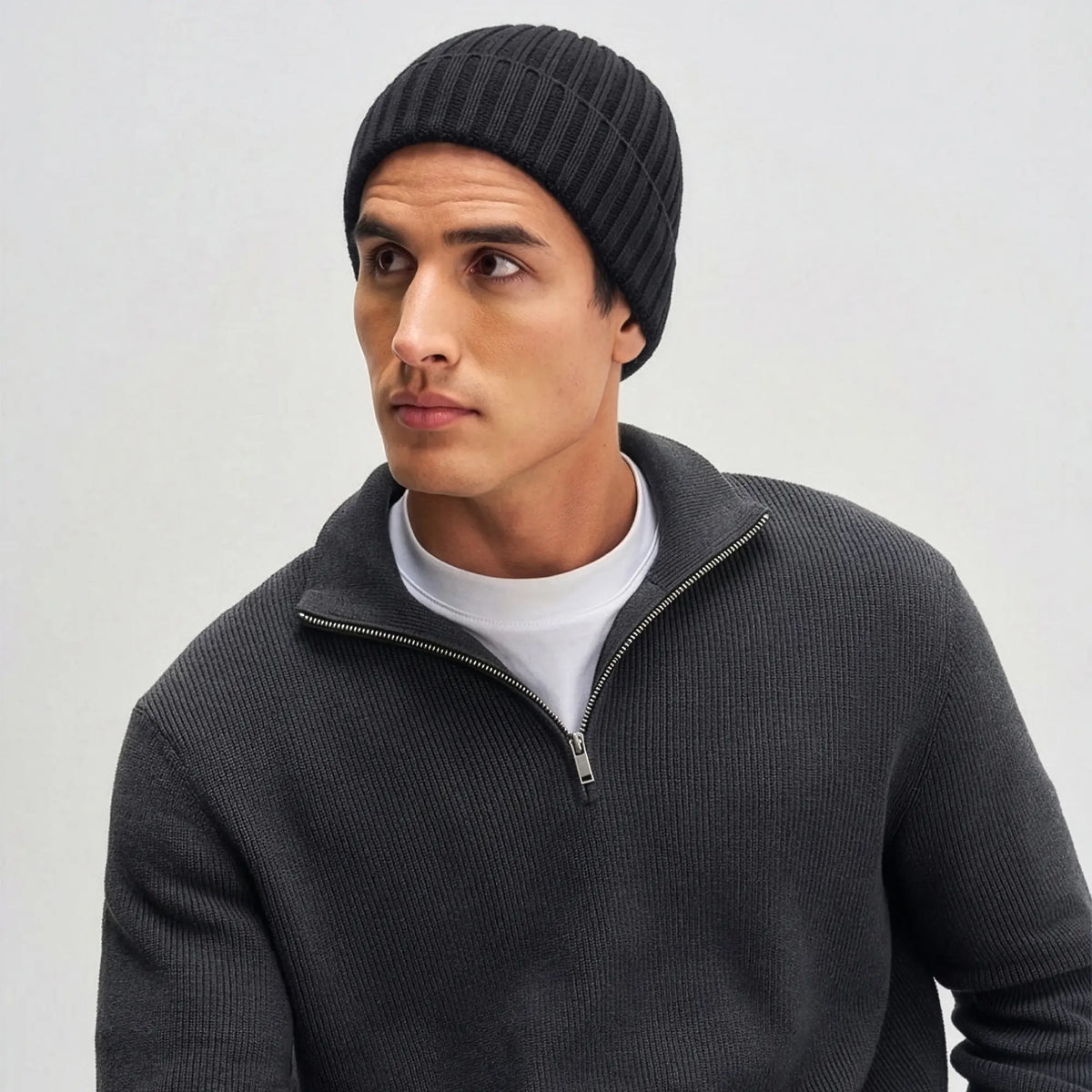 Winter Beanie - Pitch Black