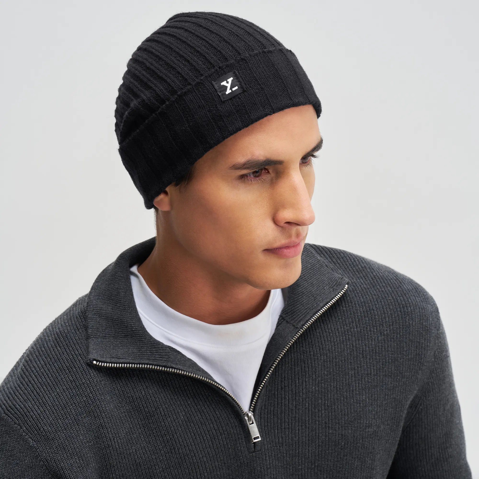 Winter Beanie - Pitch Black