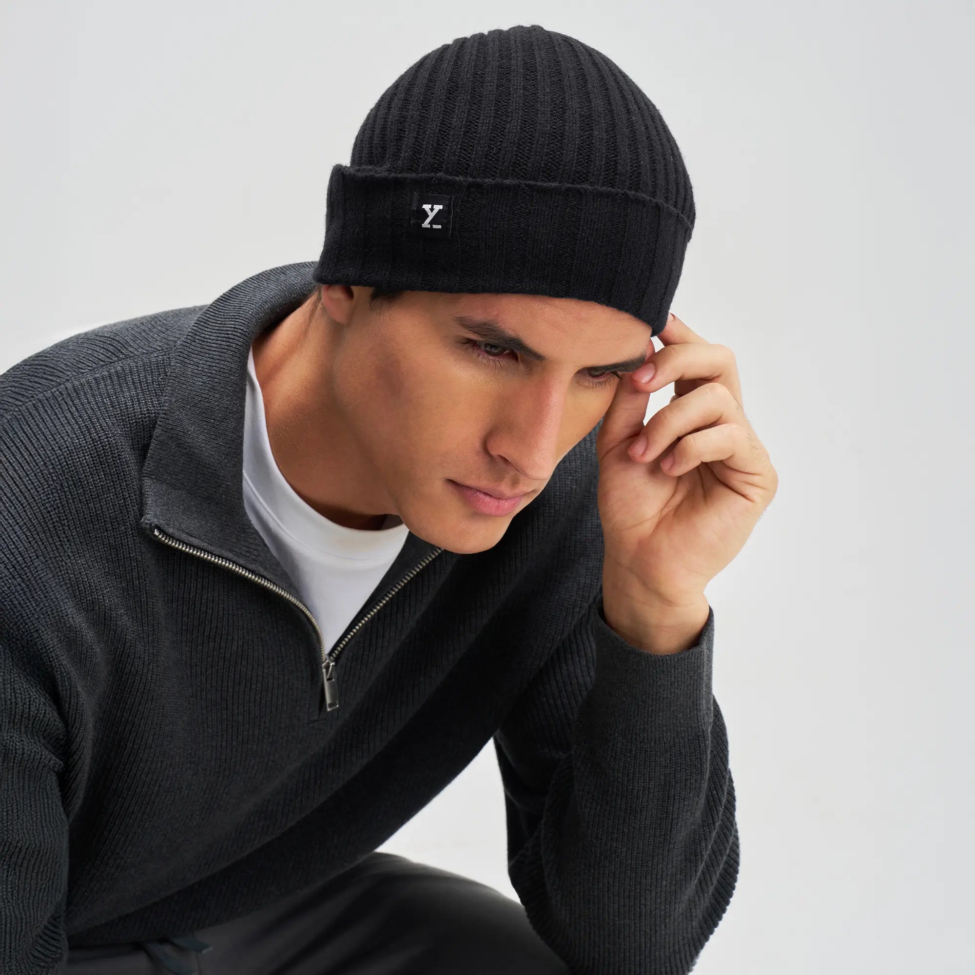 Winter Beanie - Pitch Black