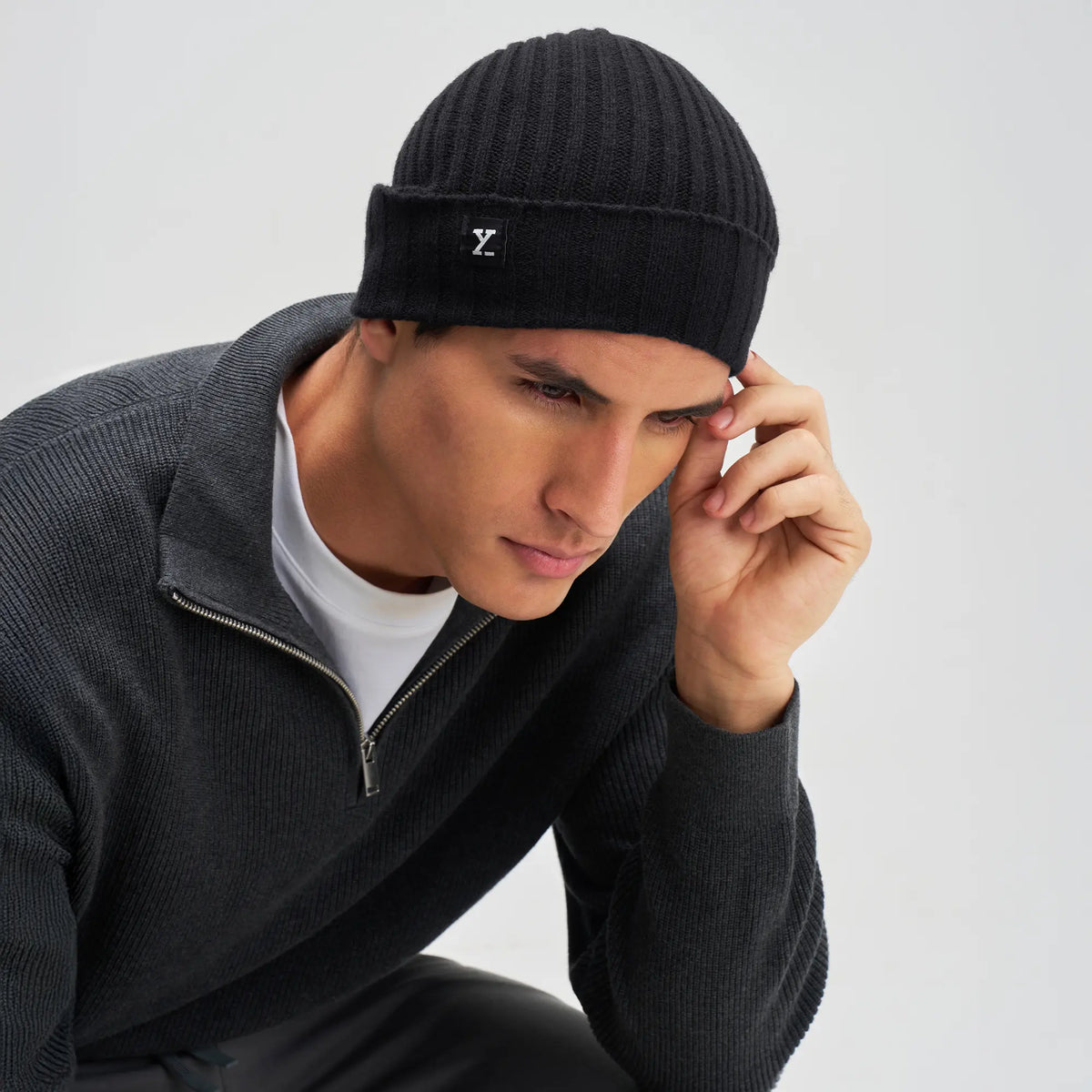 Winter Beanie - Pitch Black