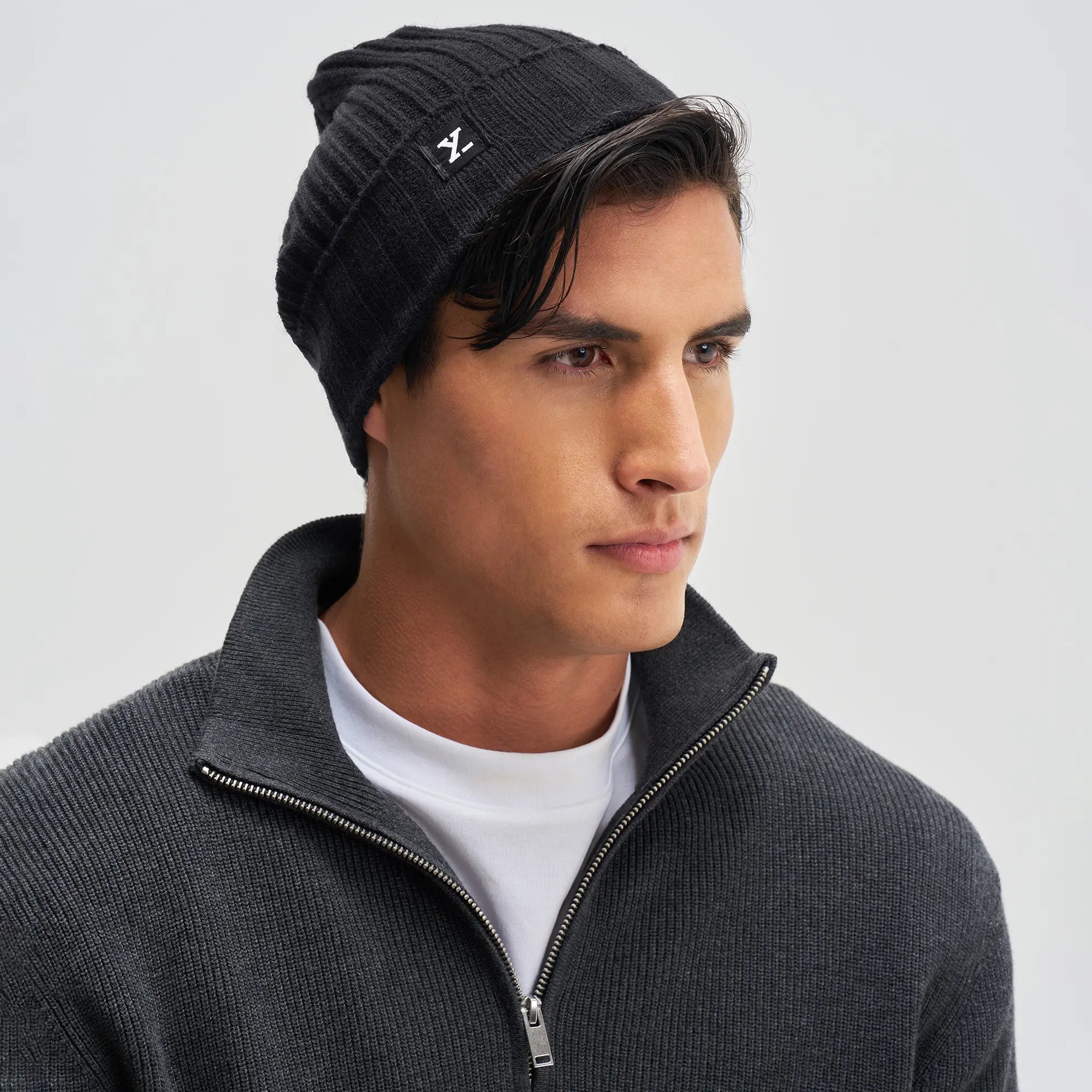 Winter Beanie - Pitch Black