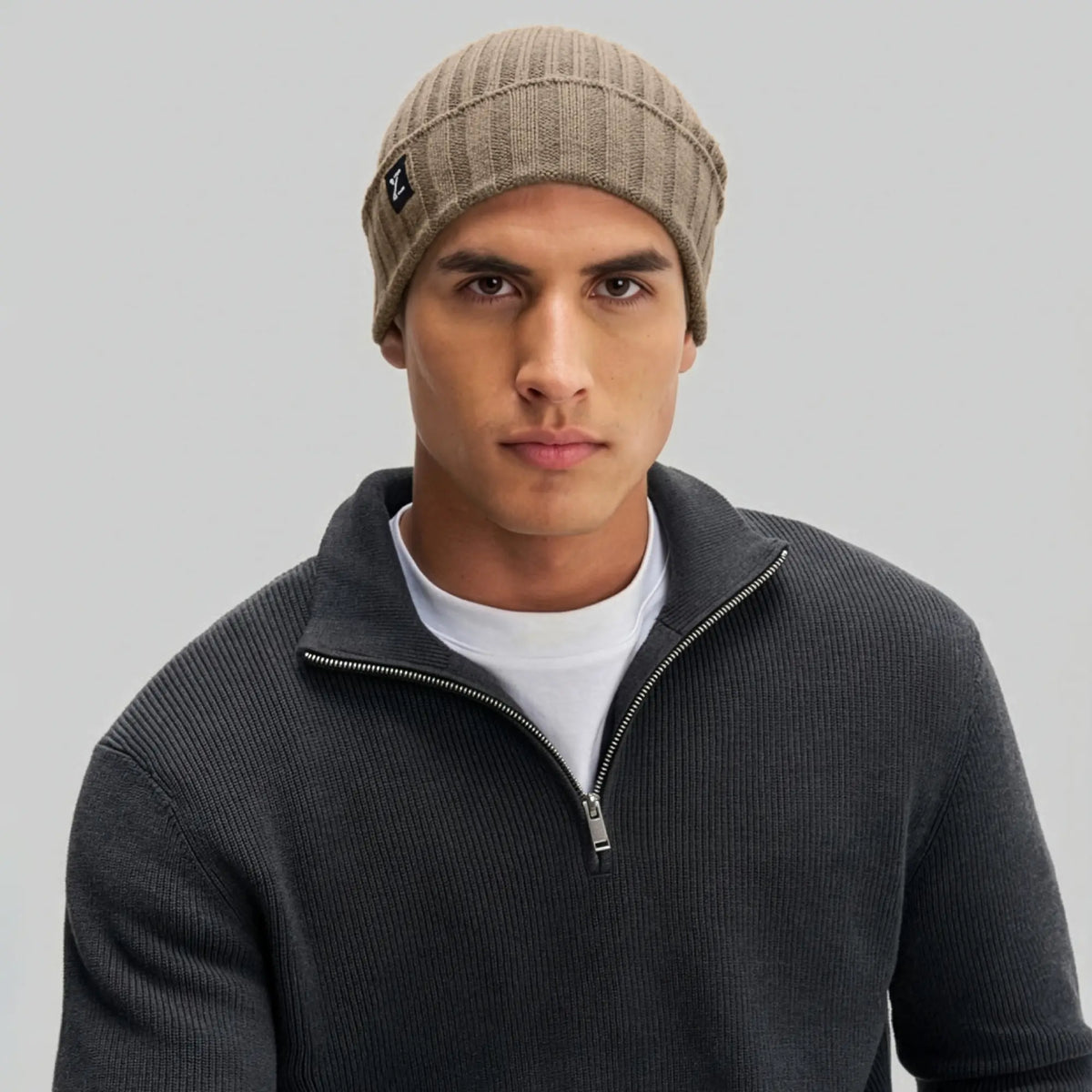 Winter Beanie - Nutty Brown