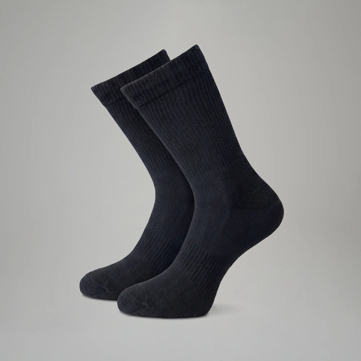 Crew-Length Socks - Pitch Black