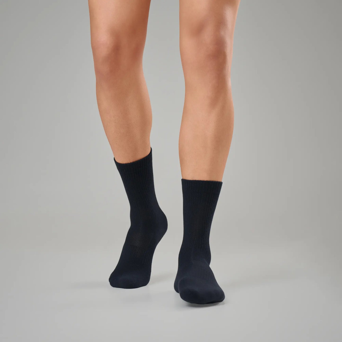 Crew-Length Socks - Pitch Black