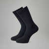 Crew-Length Socks - Pitch Black