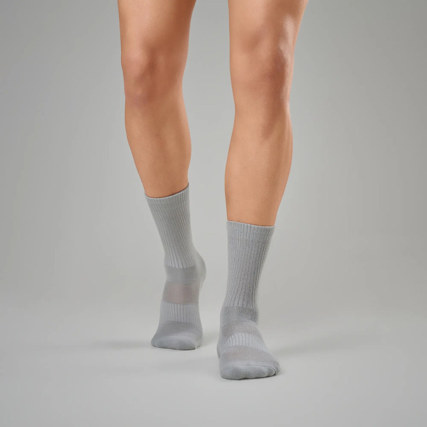 Crew-Length Socks - Cement Grey