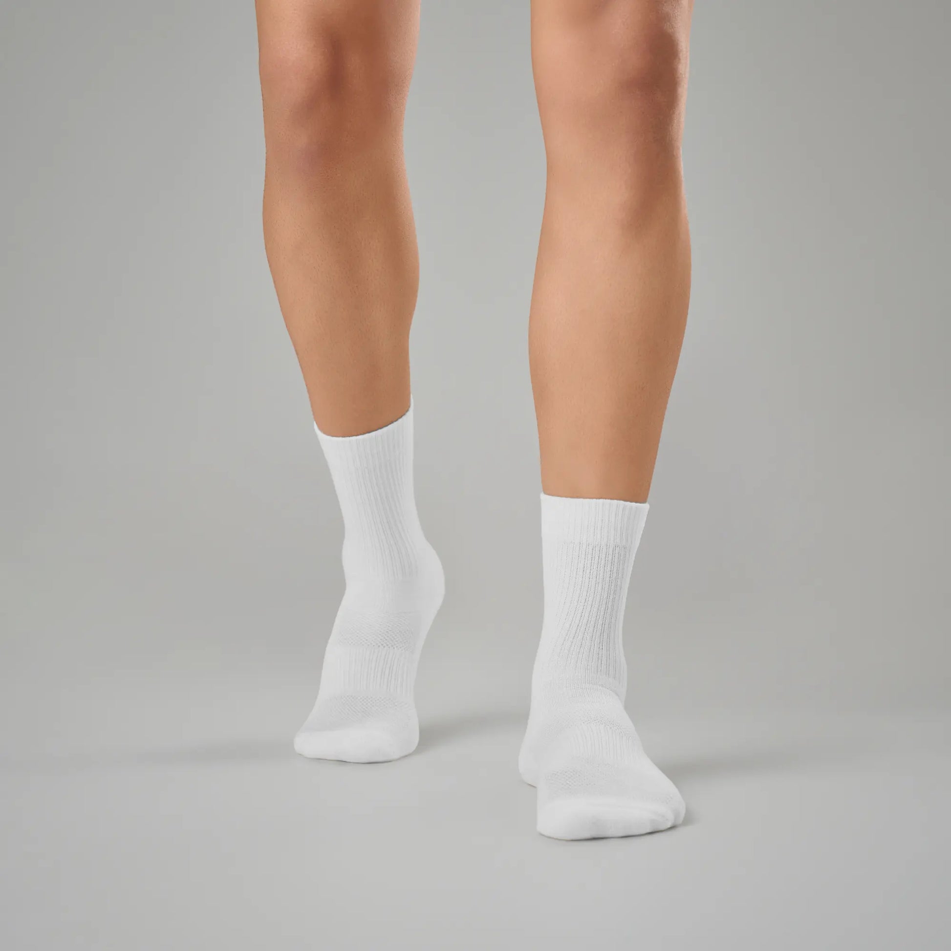 Crew-Length Socks - Polar White