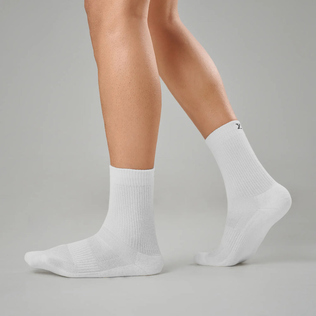 Crew-Length Socks - Polar White