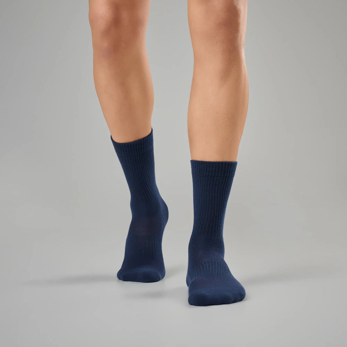 Crew-Length Socks - Midnight Blue