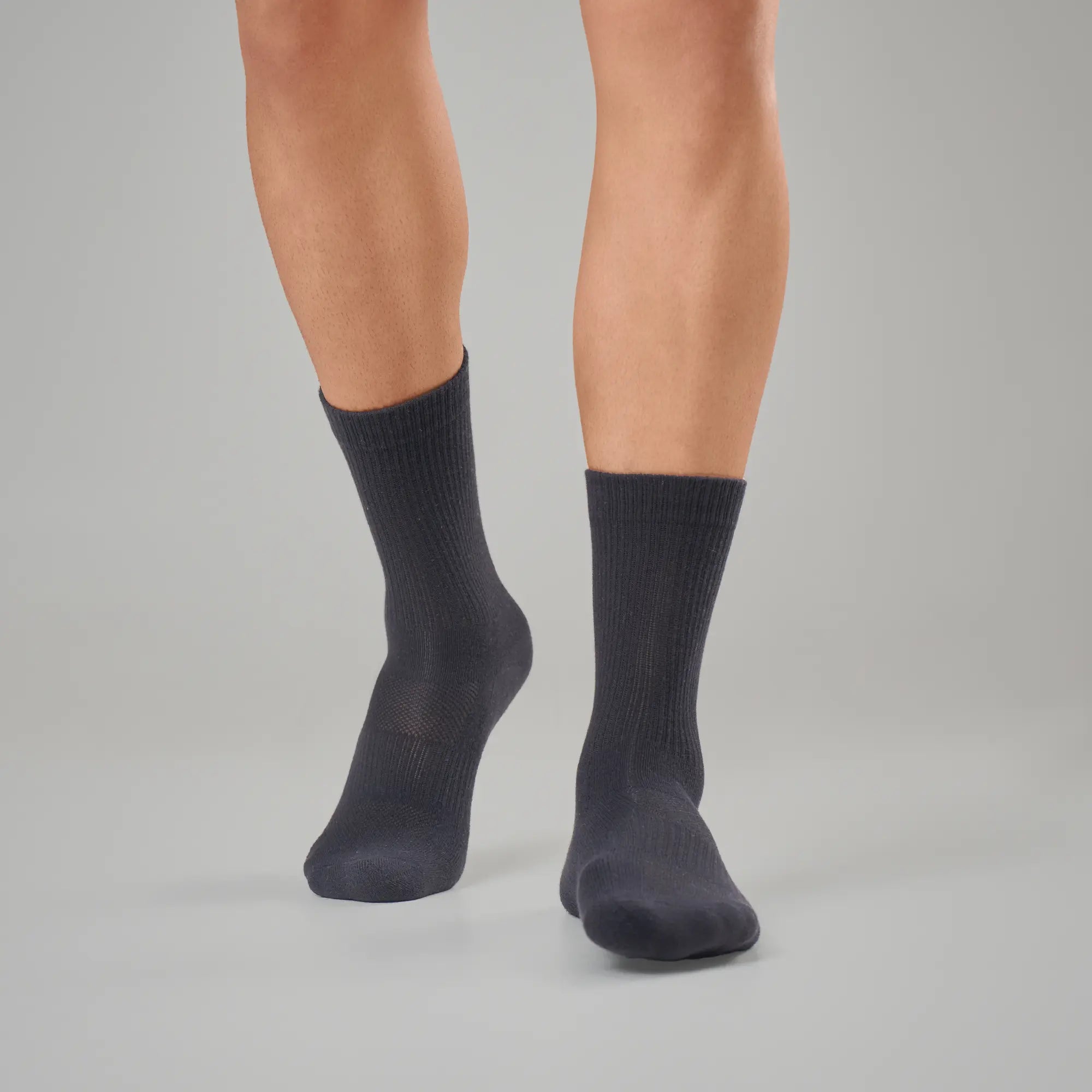 Crew-Length Socks - Graphite Grey