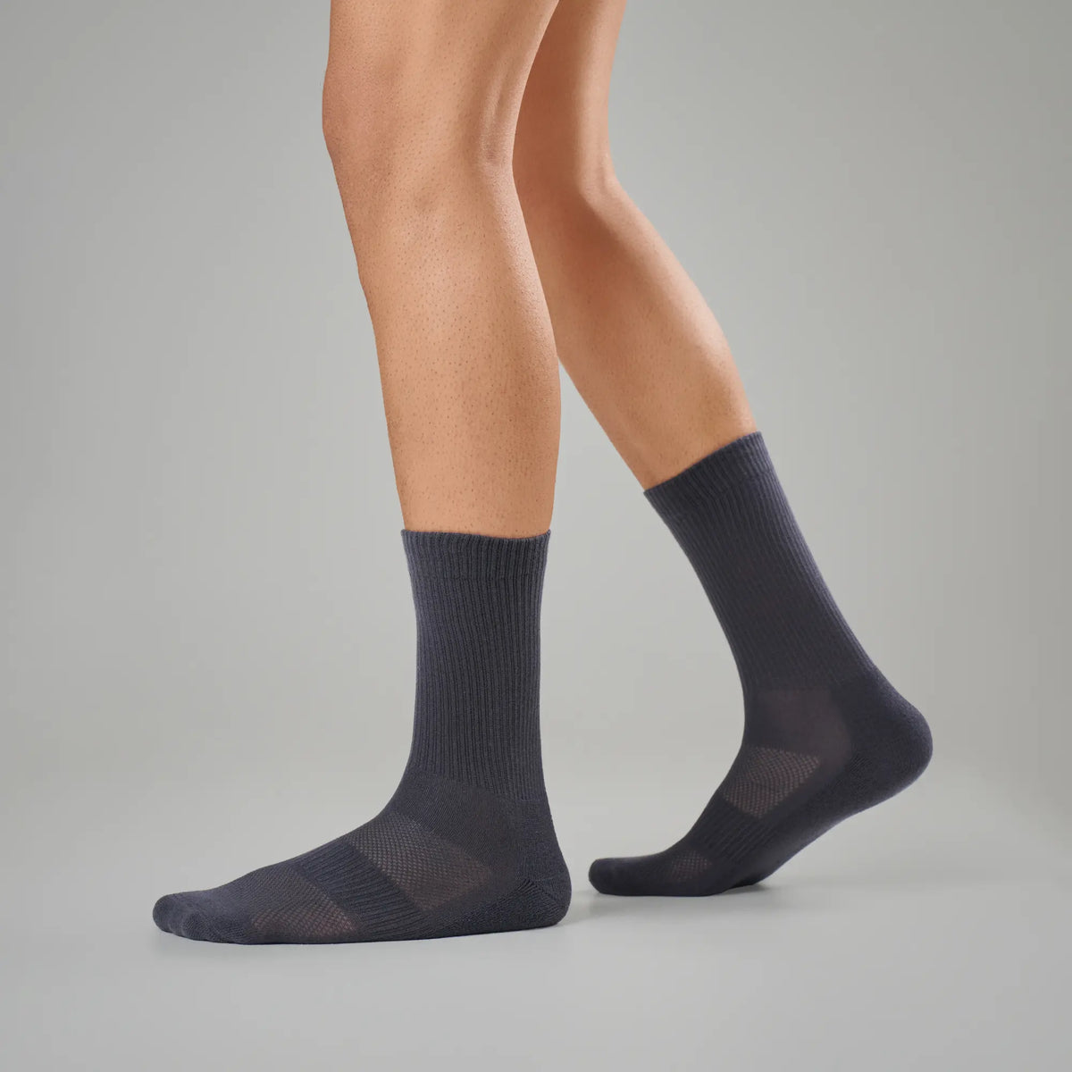 Crew-Length Socks - Graphite Grey
